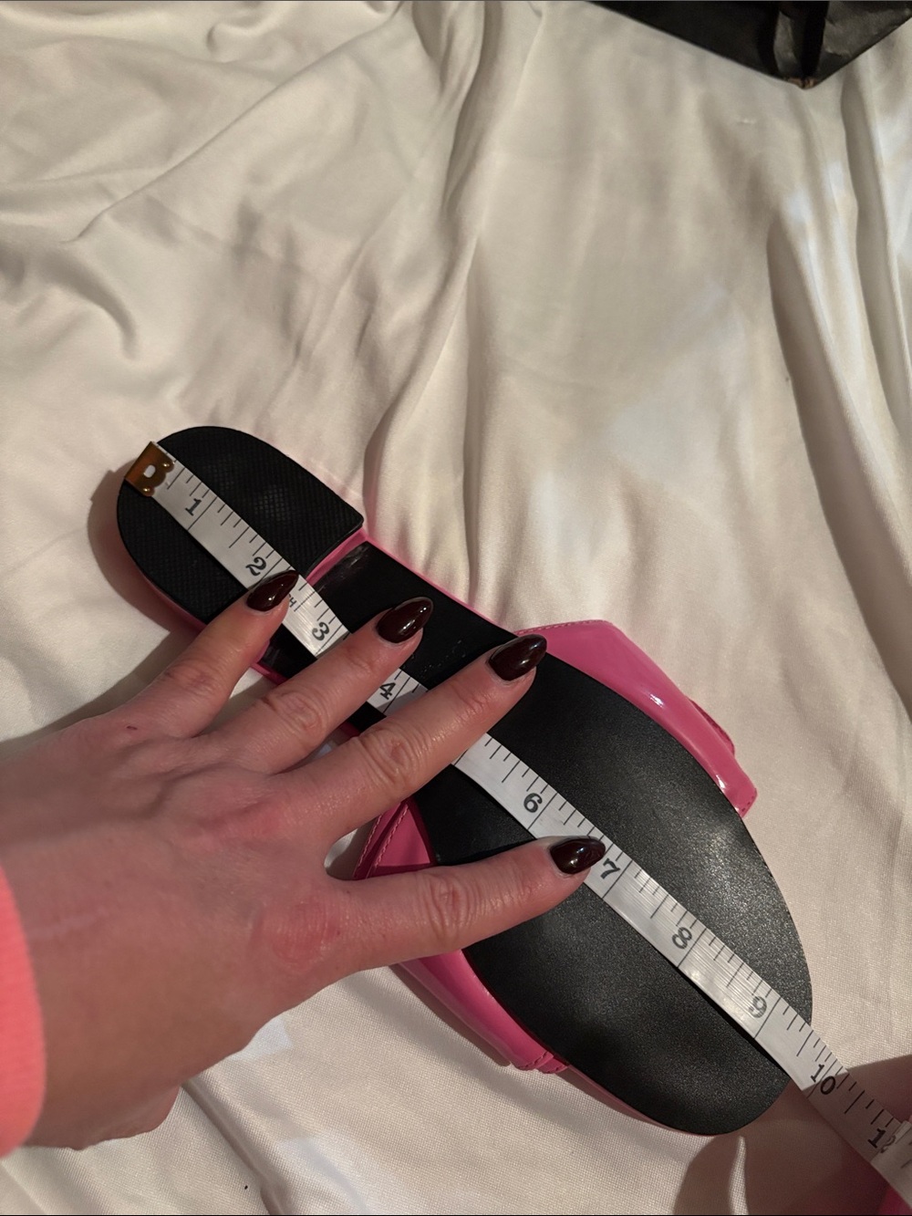 Inspired by Logo Slide Sandals Pink EU 38 - Picture 9 of 10